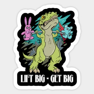 Gym Dinosaur: Lift Big, Get Big Sticker